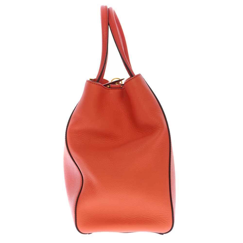 Fendi Leather Shoulder Bag Salmon Red Toujours Pink Handbag